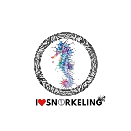 I Love Snorkeling Logo